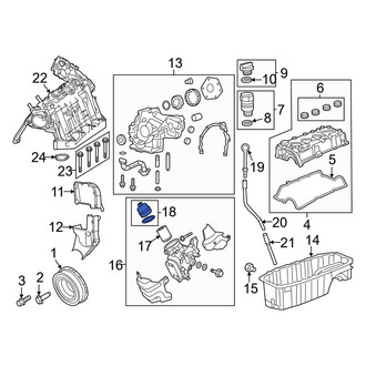 Jeep OE - Engine Oil Filter Cover