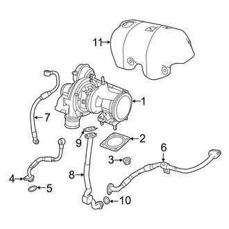 Jeep OE - Engine / Transaxle - Turbocharger & Components (1.4L)