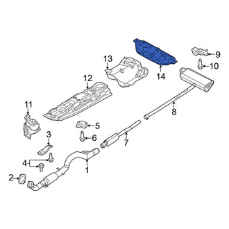 Jeep OE - Rear Floor Pan Heat Shield
