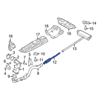 Jeep OE - Exhaust Intermediate Pipe