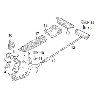 Jeep OE - Rear Exhaust Muffler Bolt