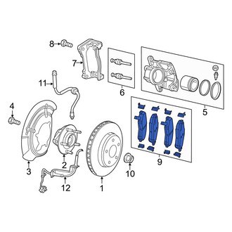 Jeep OE - Rear Disc Brake Pad Set