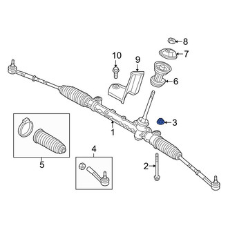 Jeep OE - Rack and Pinion Nut