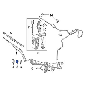 Jeep OE - Wiper Arm Nut