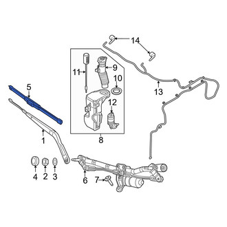 Jeep OE - Left Wiper Blade