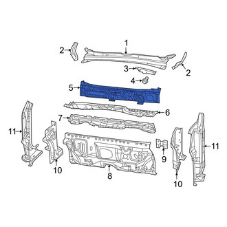 Jeep OE - Front Upper Cowl Crossmember