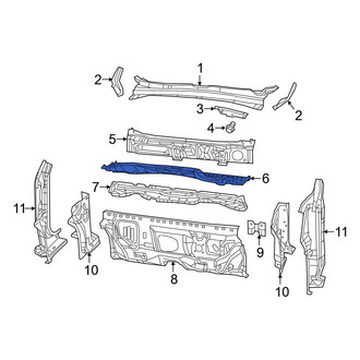 Jeep OE - Front Cowl Plenum Panel