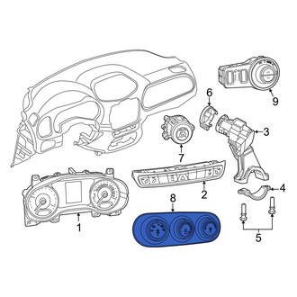 Jeep OE - HVAC Temperature Control Panel