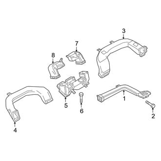 Jeep OE - Instrument Panel - Ducts