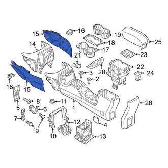Jeep OE - Front Left Console Trim Panel