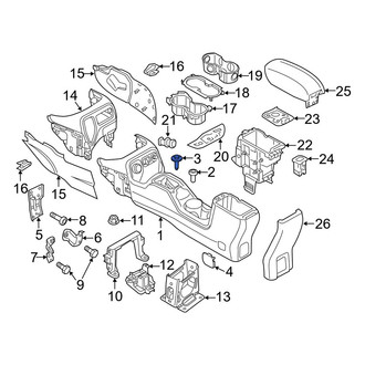 Jeep OE - Console Bolt