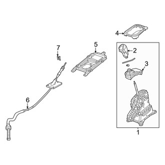 Jeep OE - Center Console (Shifter & Components)