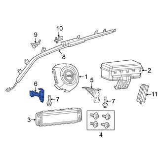 Jeep OE - Left Instrument Panel Air Bag Bracket