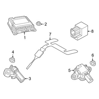 Jeep OE - Restraint Systems - Air Bag Components (Modules & Sensors)