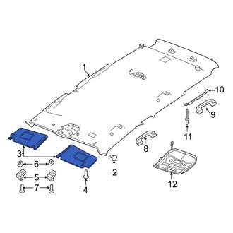 Jeep OE - Left Sun Visor