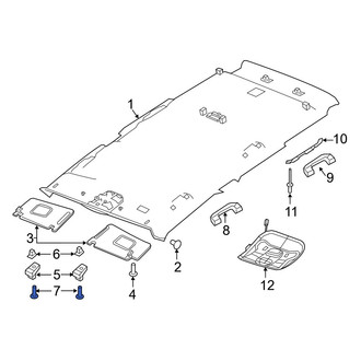 Jeep OE - Sun Visor Support Screw