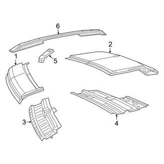 Jeep OE - Roof & Components (With Sunroof)