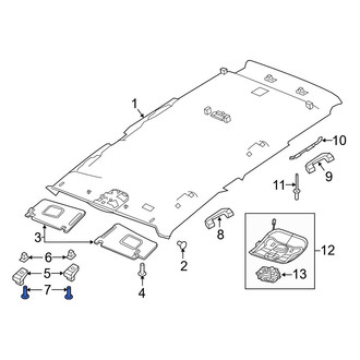 Jeep OE - Sun Visor Support Screw