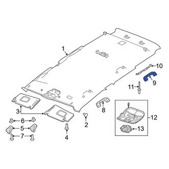 Jeep OE - Rear Left Interior Grab Bar