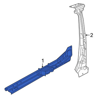 Jeep OE - Left Inner Rocker Panel