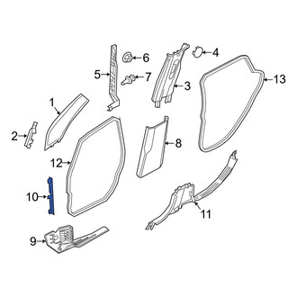 Jeep OE - Front Right Kick Panel Trim