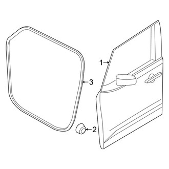 Jeep OE - Front Door - Door & Components
