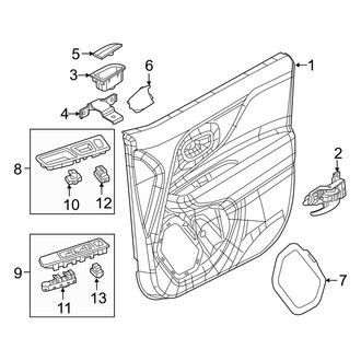 Jeep OE - Front Door - Interior Trim