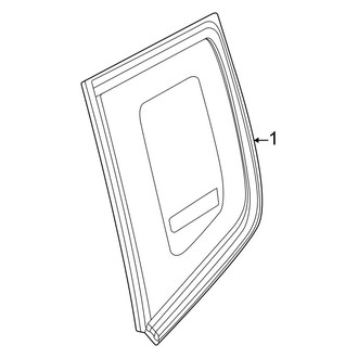 Jeep OE - Quarter Panel - Glass