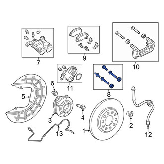 Jeep OE - Front Disc Brake Caliper Pin