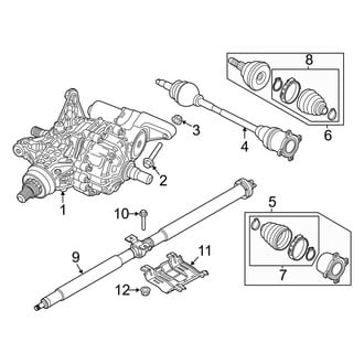 Jeep OE - Rear Suspension - Axle & Differential (AWD)