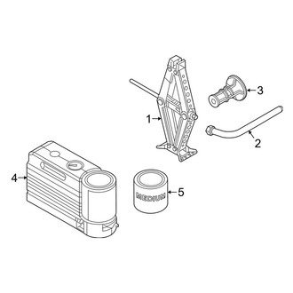 Jeep OE - Rear Body & Floor - Jack & Components (Trailhawk)