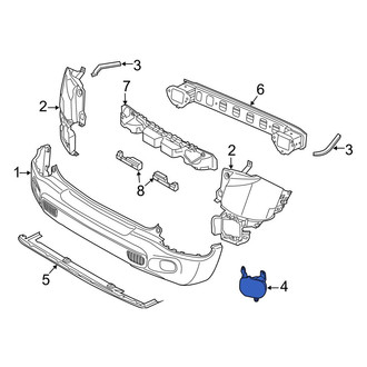 Jeep OE - Rear Right Reflector Panel