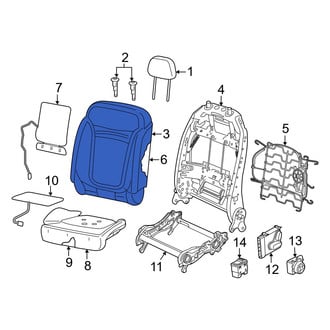 Jeep OE - Front Right Seat Back Cushion Cover