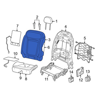 Jeep OE - Front Right Seat Back Cushion Cover