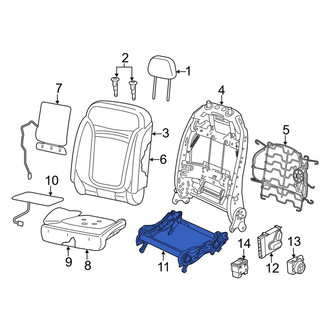 Jeep OE - Front Left Seat Frame