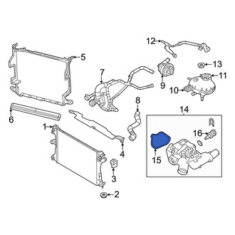 Jeep OE - Engine Coolant Thermostat Housing Gasket