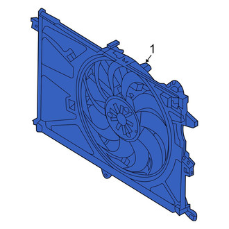 Jeep OE - Engine Cooling Fan Assembly