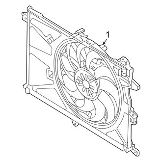 Jeep OE - Cooling Fan (Upland 1.3L)