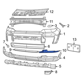 Jeep OE - Rear Right Bumper Trim