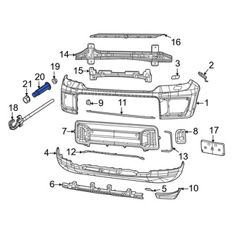 Jeep OE - Tow Hook Bracket