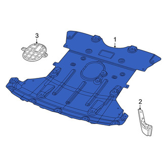 Jeep OE - Front Radiator Support Splash Shield