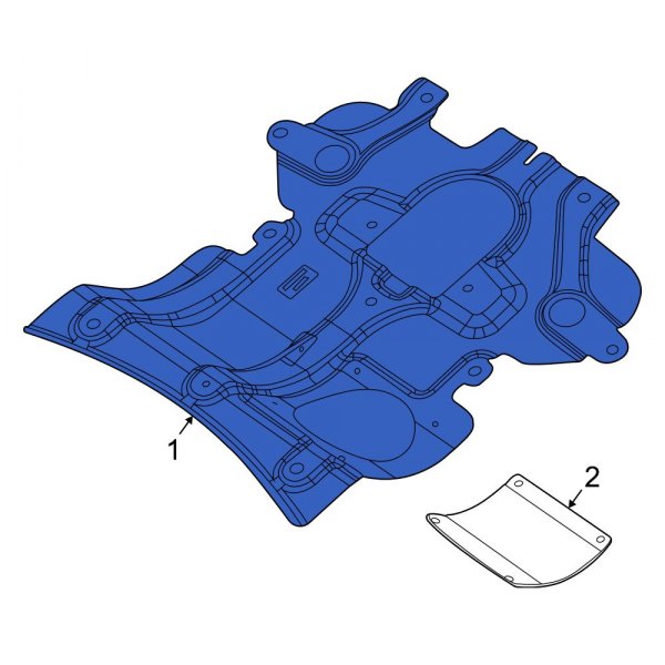 Radiator Support Splash Shield