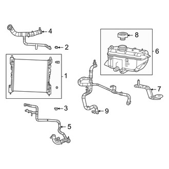 Jeep OE - Cooling - Radiator & Components (3.6L)