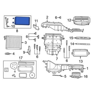 Jeep OE - HVAC Heater Core