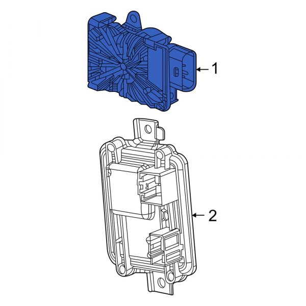 Jeep OE 68589093AB Transfer Case Control Module