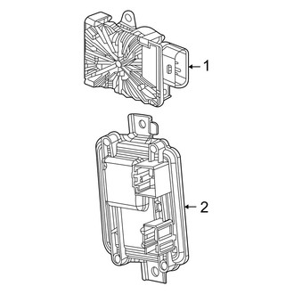 Jeep OE - Electrical Components (Transfer Case & Rear Axle), (4WD)