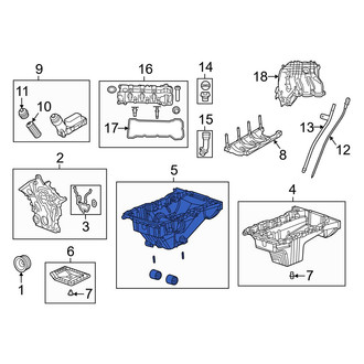 Jeep OE - Upper Engine Oil Pan