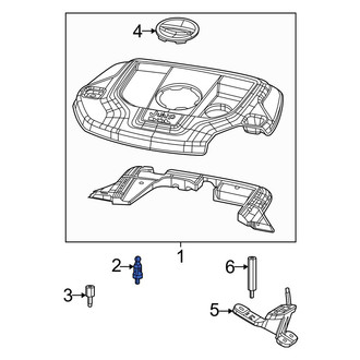 Jeep OE - Engine Cover Stud