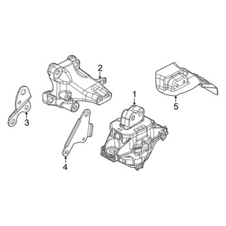 Jeep OE - Engine Mounting (Left Side), (5.7L)