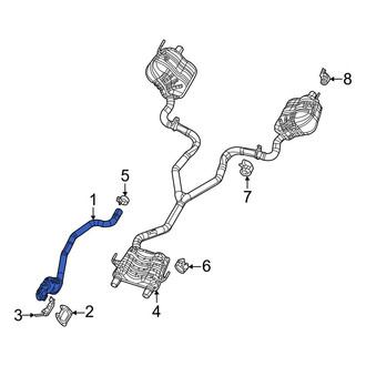 Jeep OE - Right Catalytic Converter